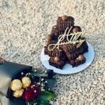 the sweet romance brownie tower