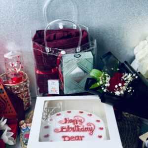 his "signature style" birthday box